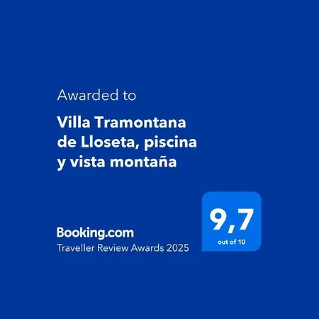 Villa Tramontana De Lloseta, Piscina Y Vista Montana Lloseta